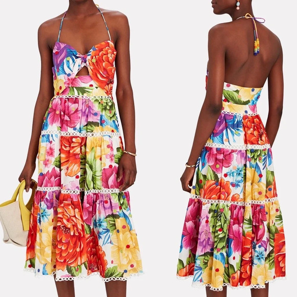 FARM Rio Dresses & Skirts - Farm Rio Anthropologie Chita Floral Midi Dress